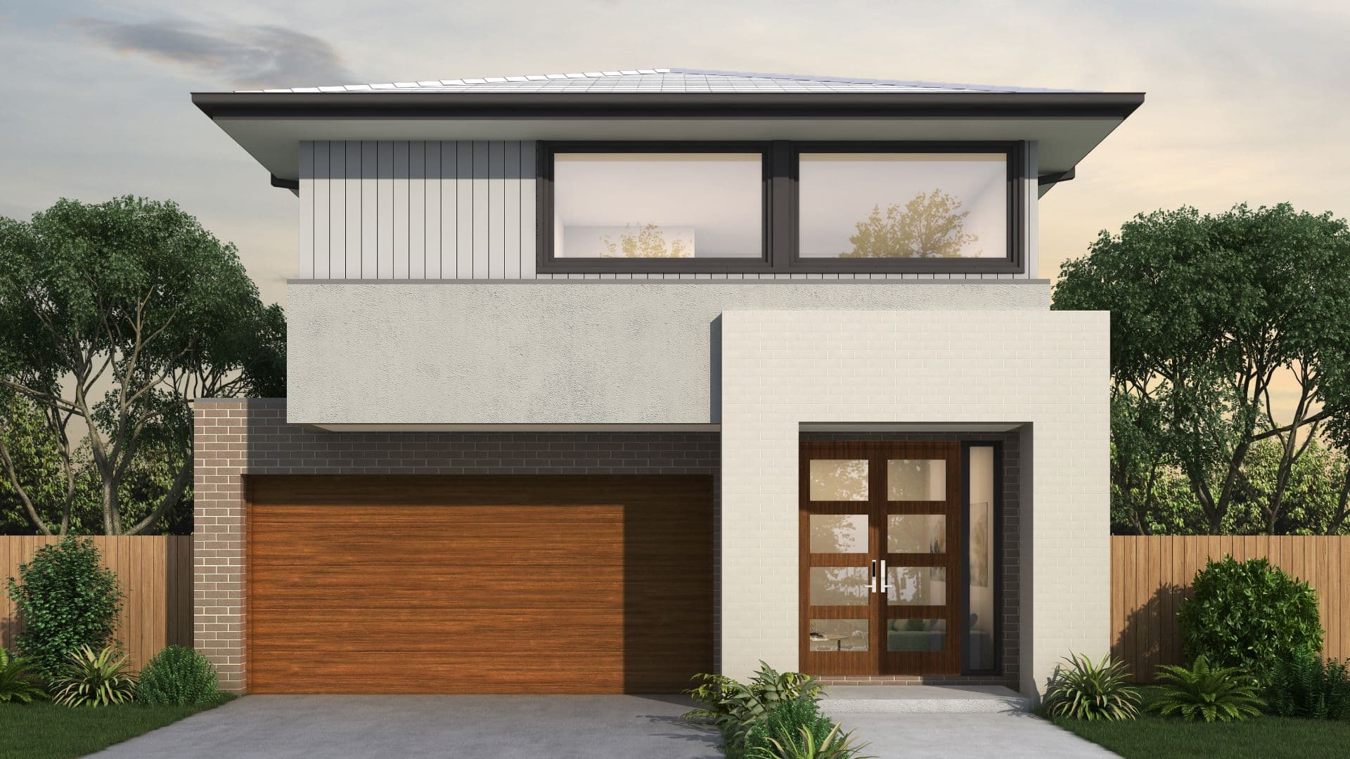 Image showing the Portofino facade for Lot 235, Proposed Road, Calderwood