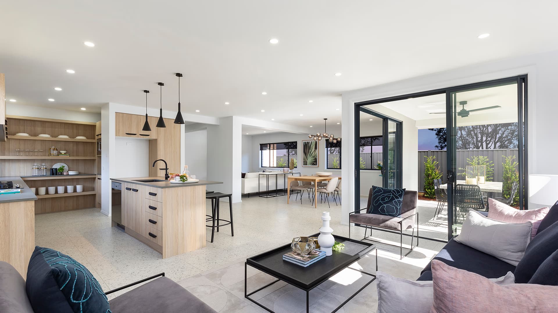 An Interior photo of the Forsyth 30 on display at Marsden Park