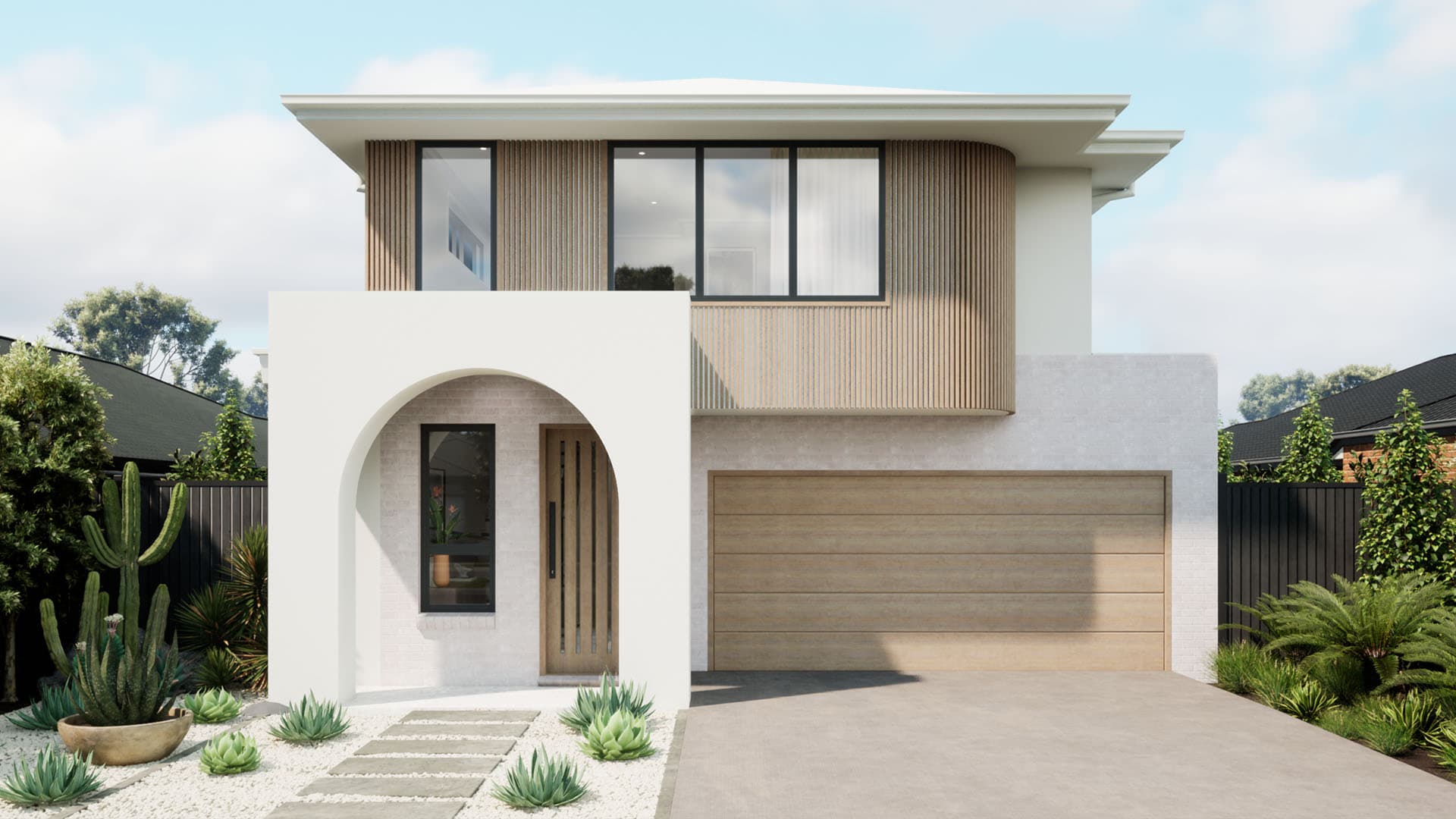 Image showing the Amalfi facade for Lot 215, 20, Athens Street, Gregory Hills