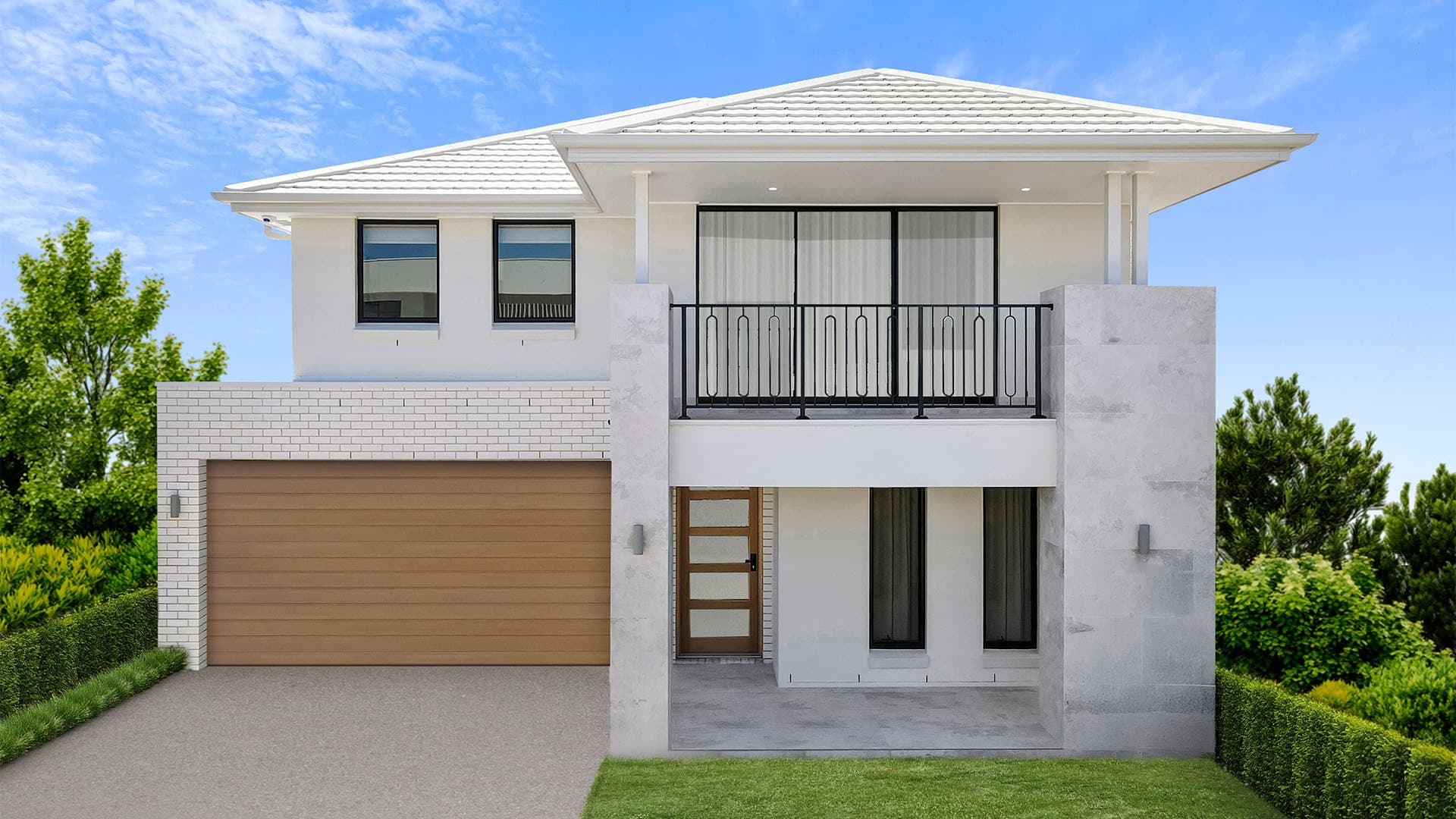 Image showing the Montague facade for Lot 2, Walker Street, Quakers Hill