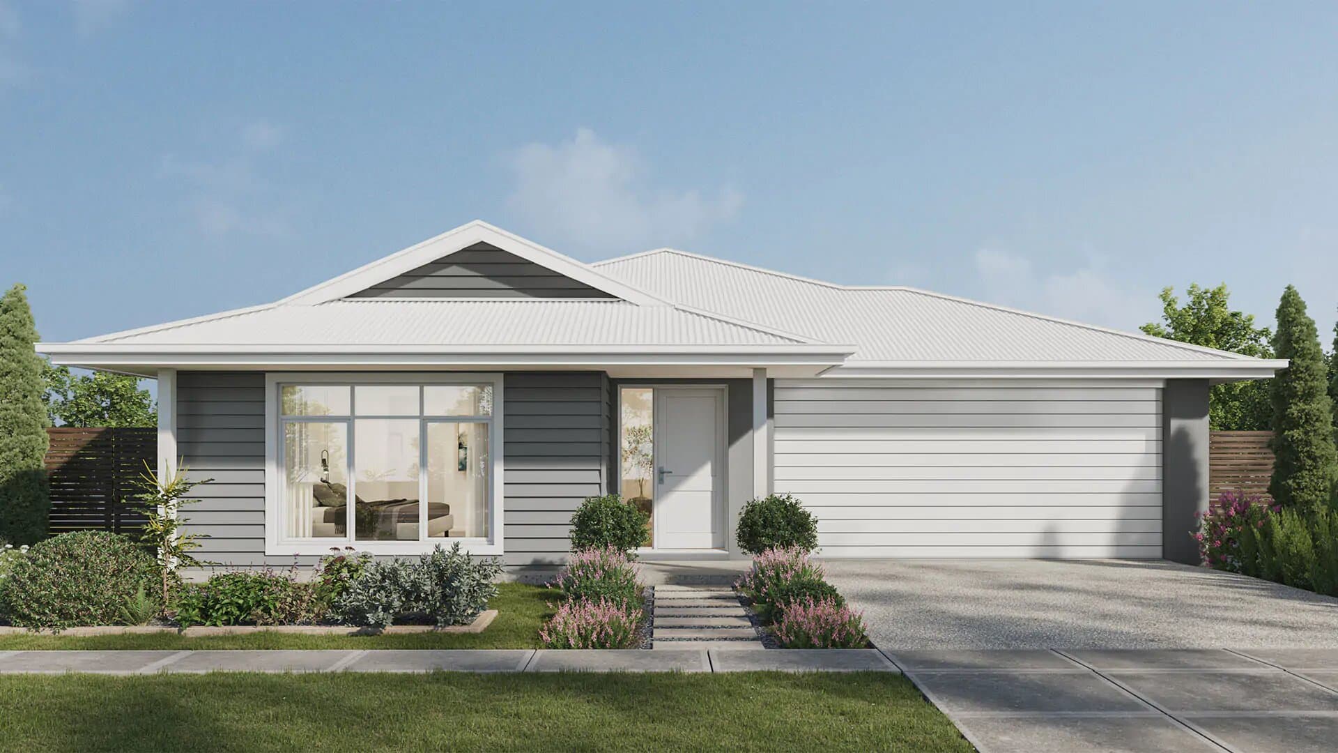 Image showing the Hampton Sands facade for Lot 1014, 12, Burnside Street, Cooranbong
