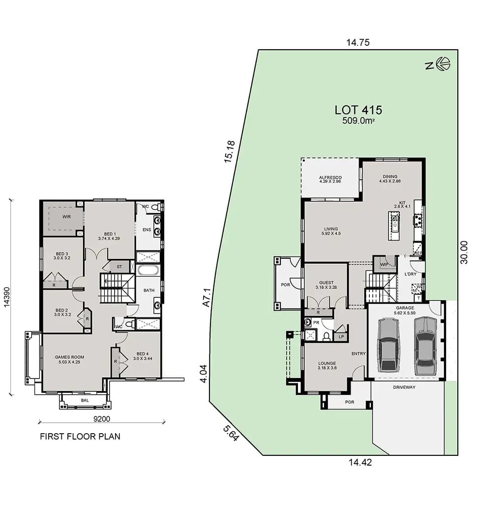Image of a floorplan