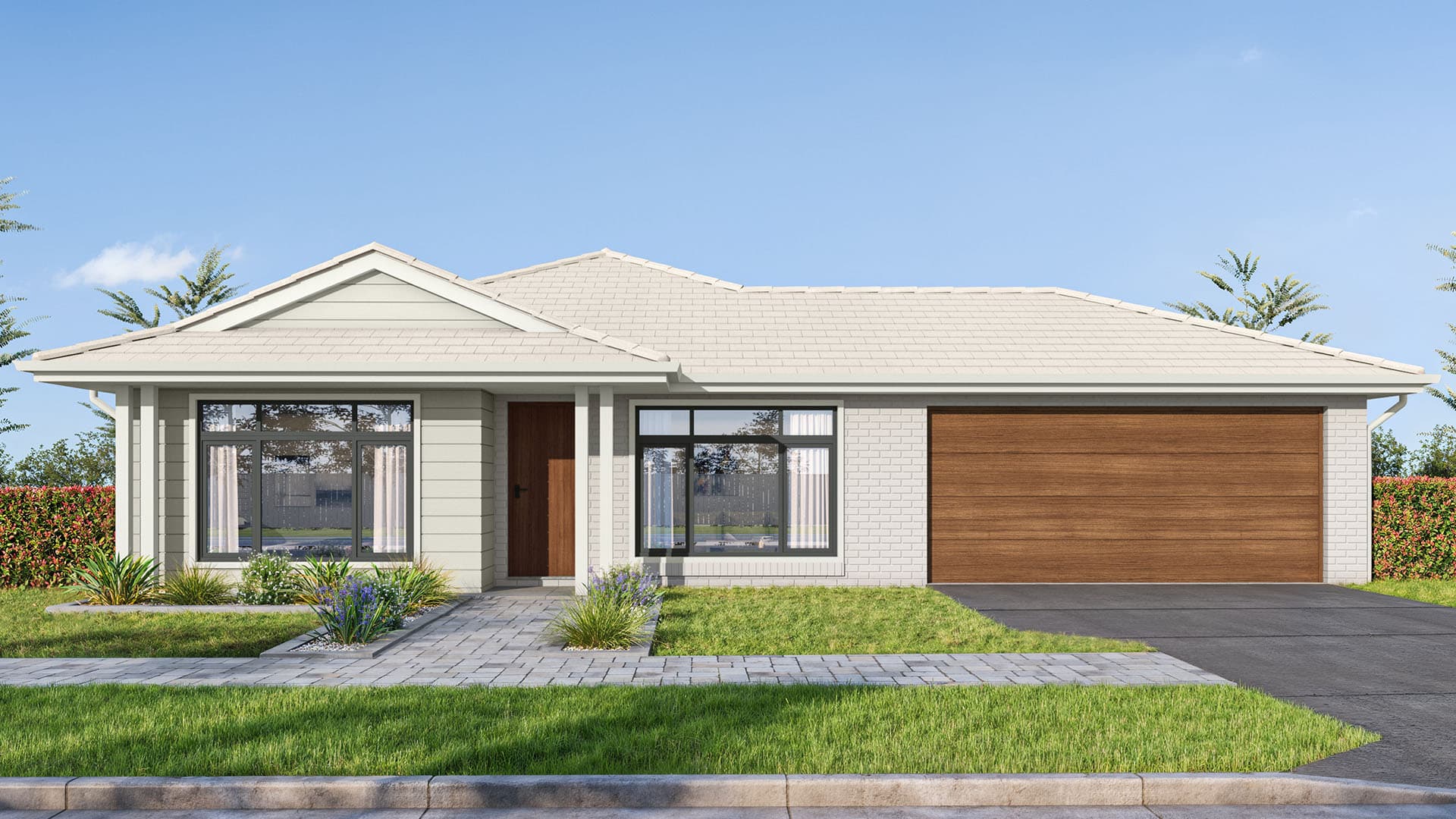 Image showing the Hampton facade for Lot 2, Proposed Road, Tahmoor