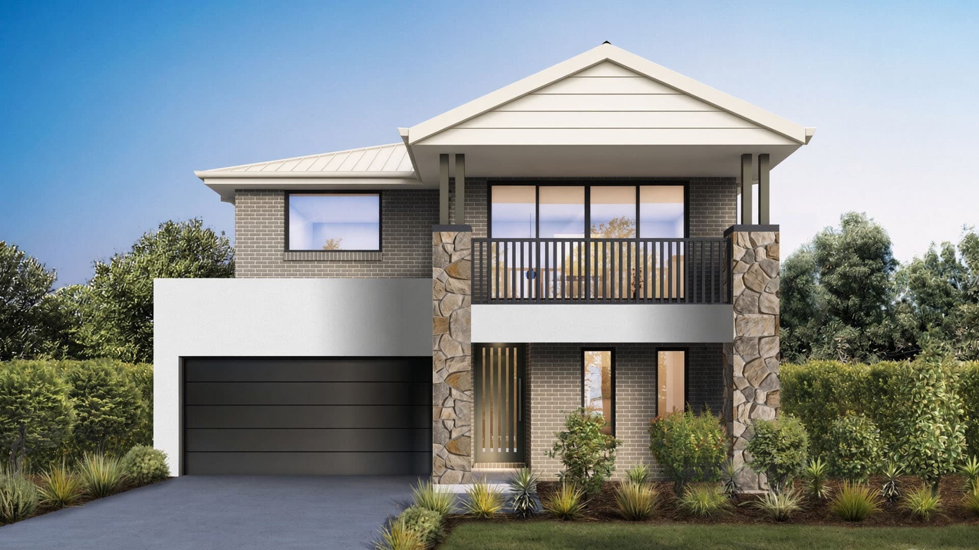 Image showing the Montague facade for Lot 407, Proposed Road, Gables