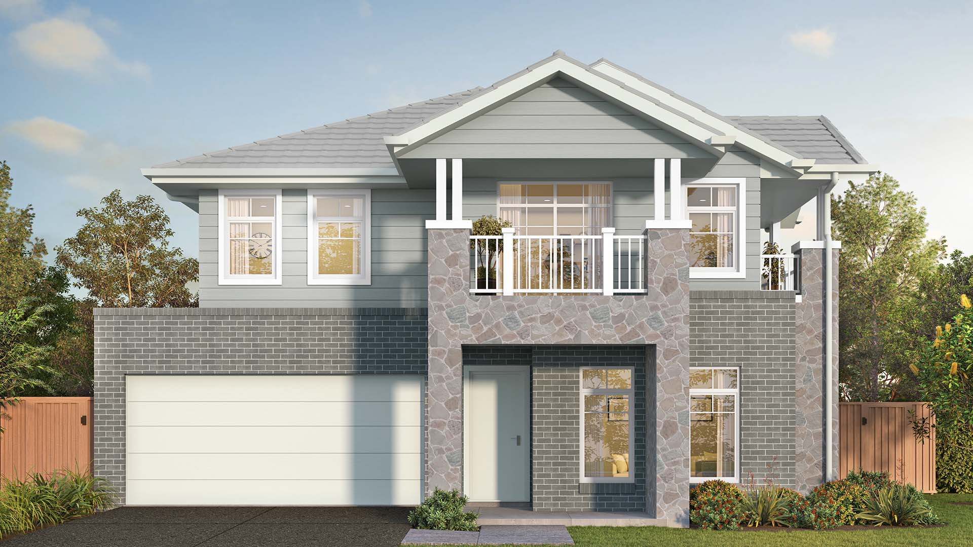 Image showing the East Port facade for Lot 408, Proposed Road, Gables