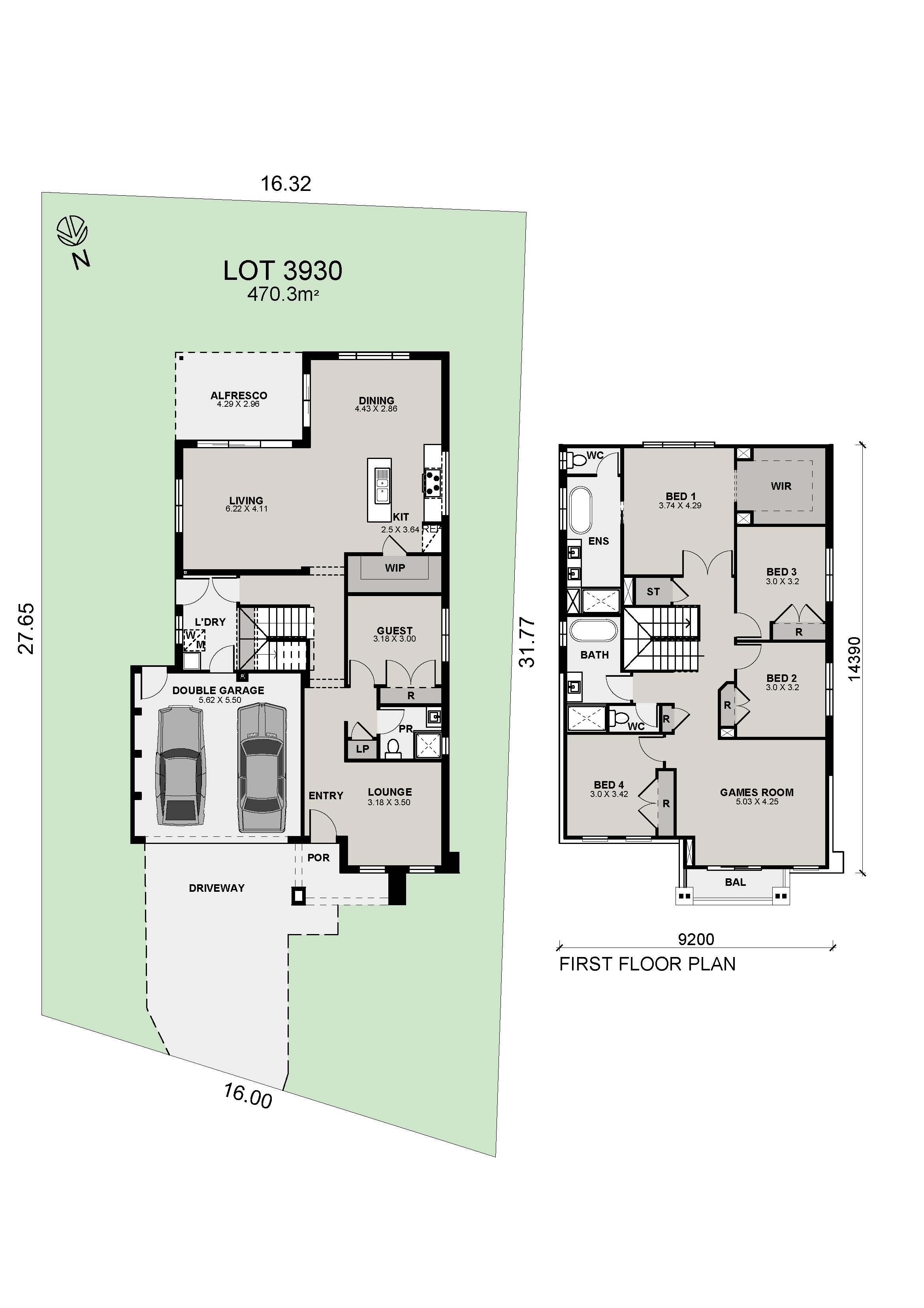 Lot 3930 Bristol 30 Guest Suite Reverse Rear East Port Colour Brochure